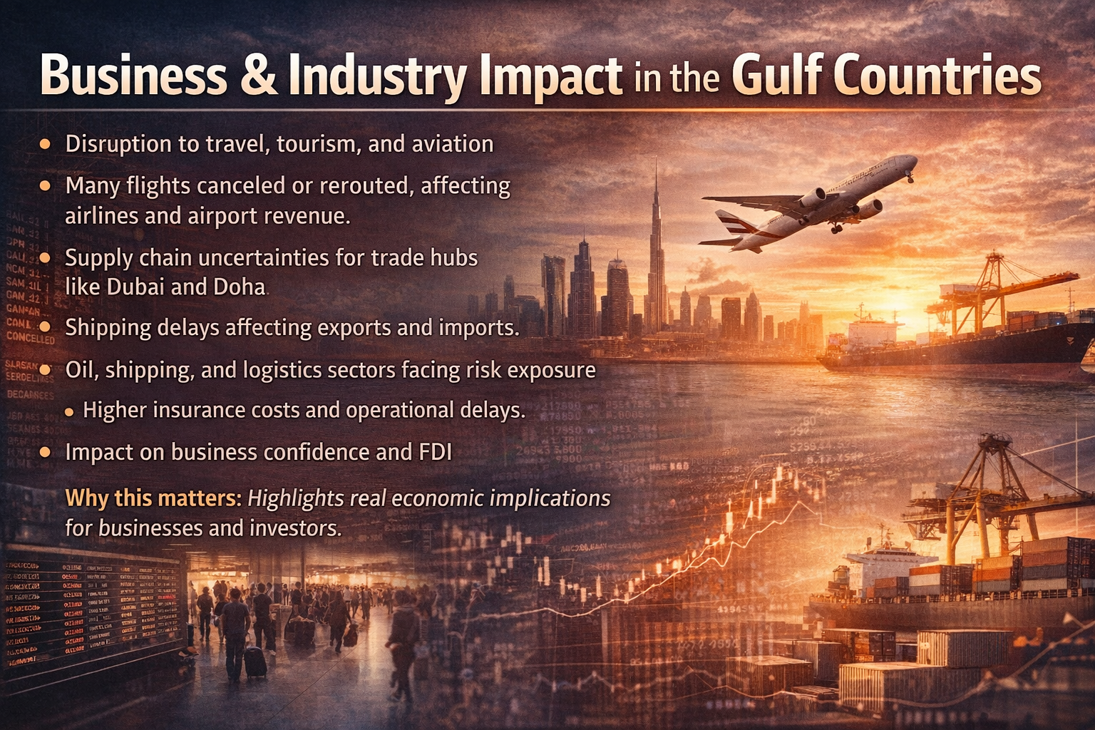 Business & Industry Impact in the Gulf Countries